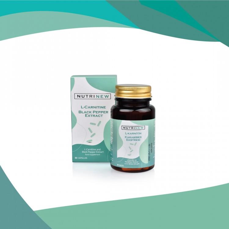 Nutrinew Vitamins Karabiber Extreli L-Karnitin 30 Kapsül Nutrinew Vitamins Karabiber Extreli L-Karnitin 30 Kapsül
