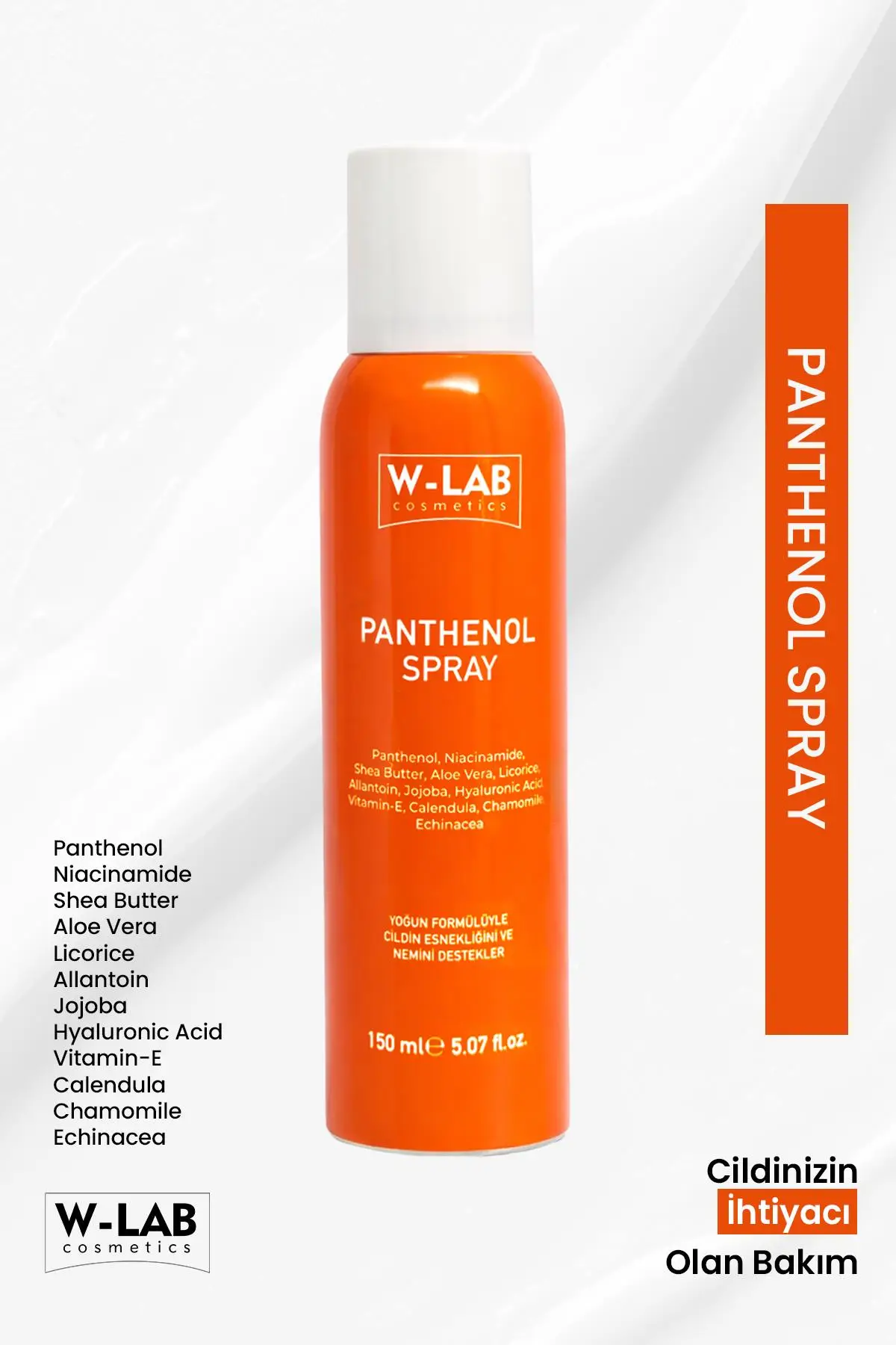 W-Lab Kozmetik Panthenol Sprey 150 Ml