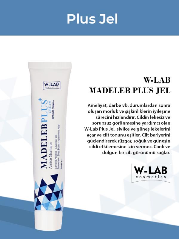 W Lab Kozmetik Madeleb Plus Krem 50 ML