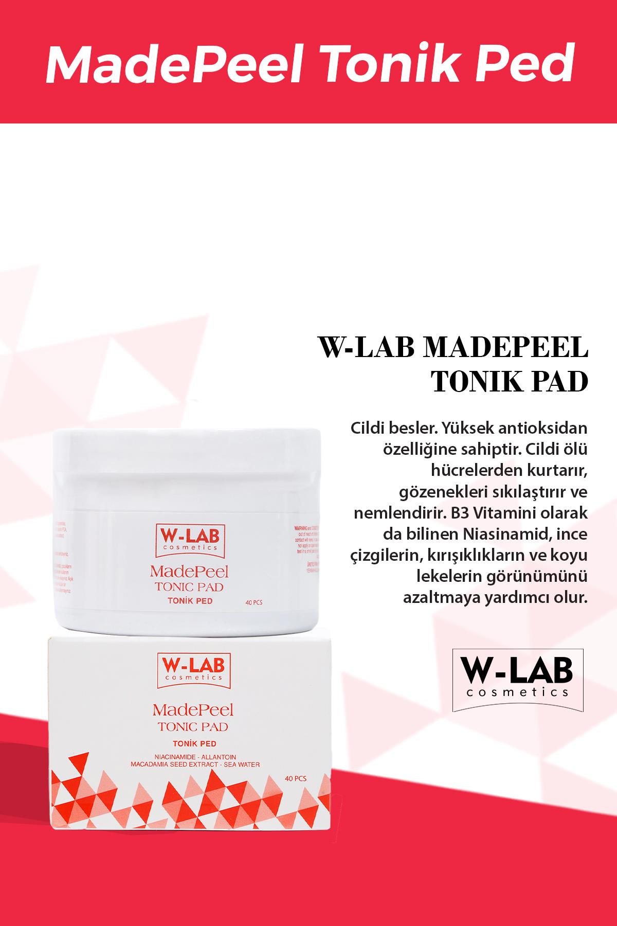 W-Lab Kozmetik Madepeel Tonic Ped 40 Adet